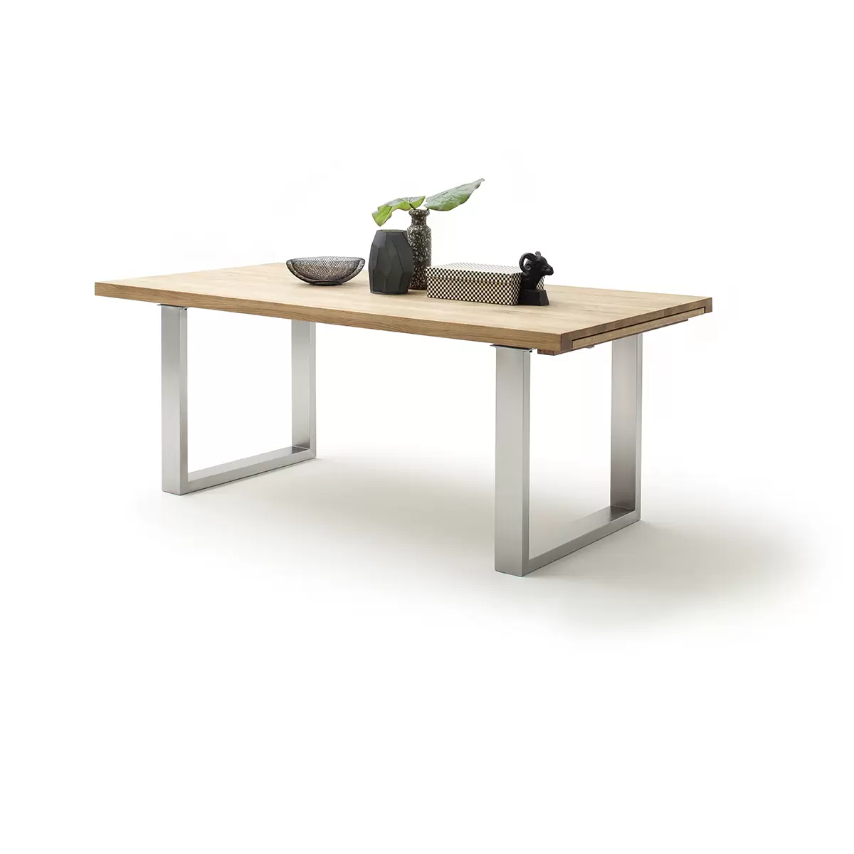 Esstisch Dayton 220 Eiche,silber