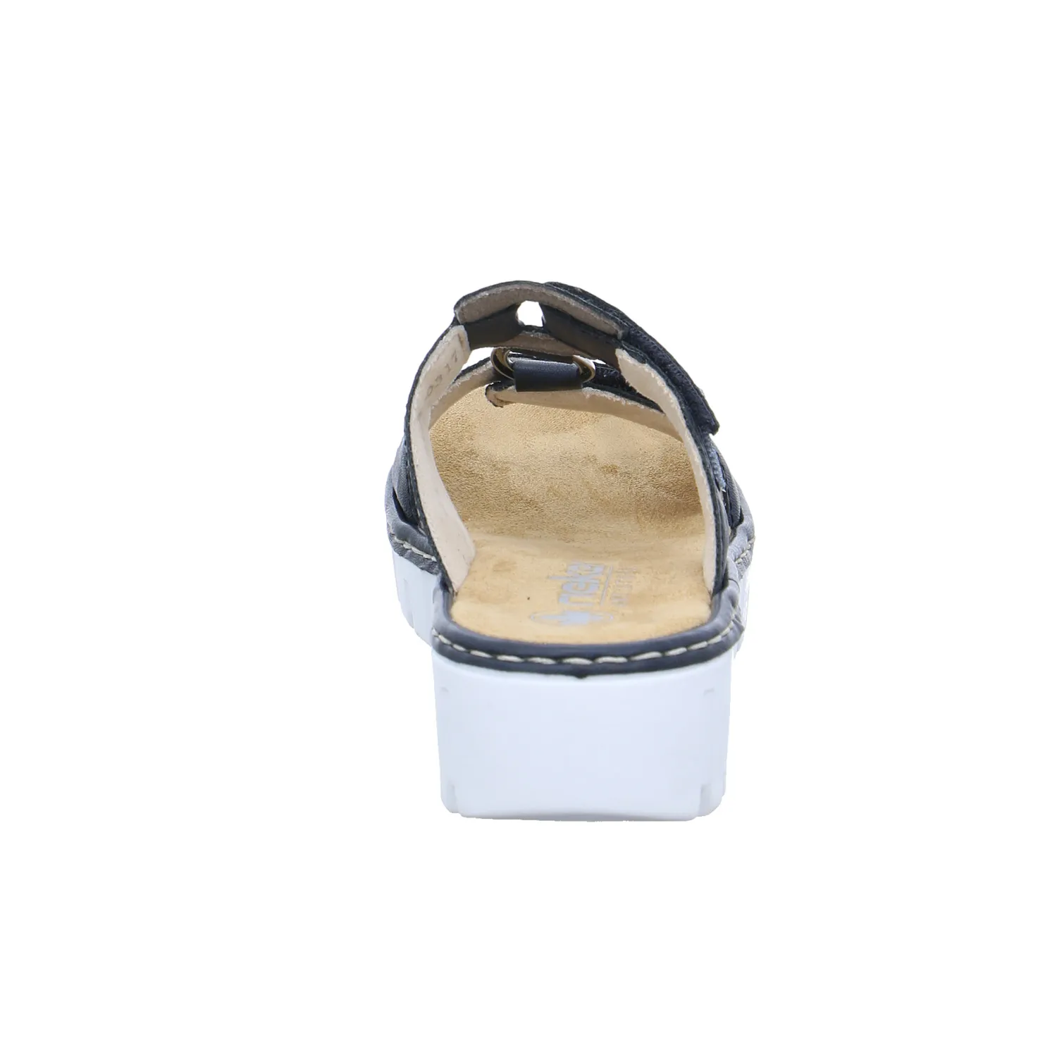 RIEKER Pantolette Blau Lederimitat