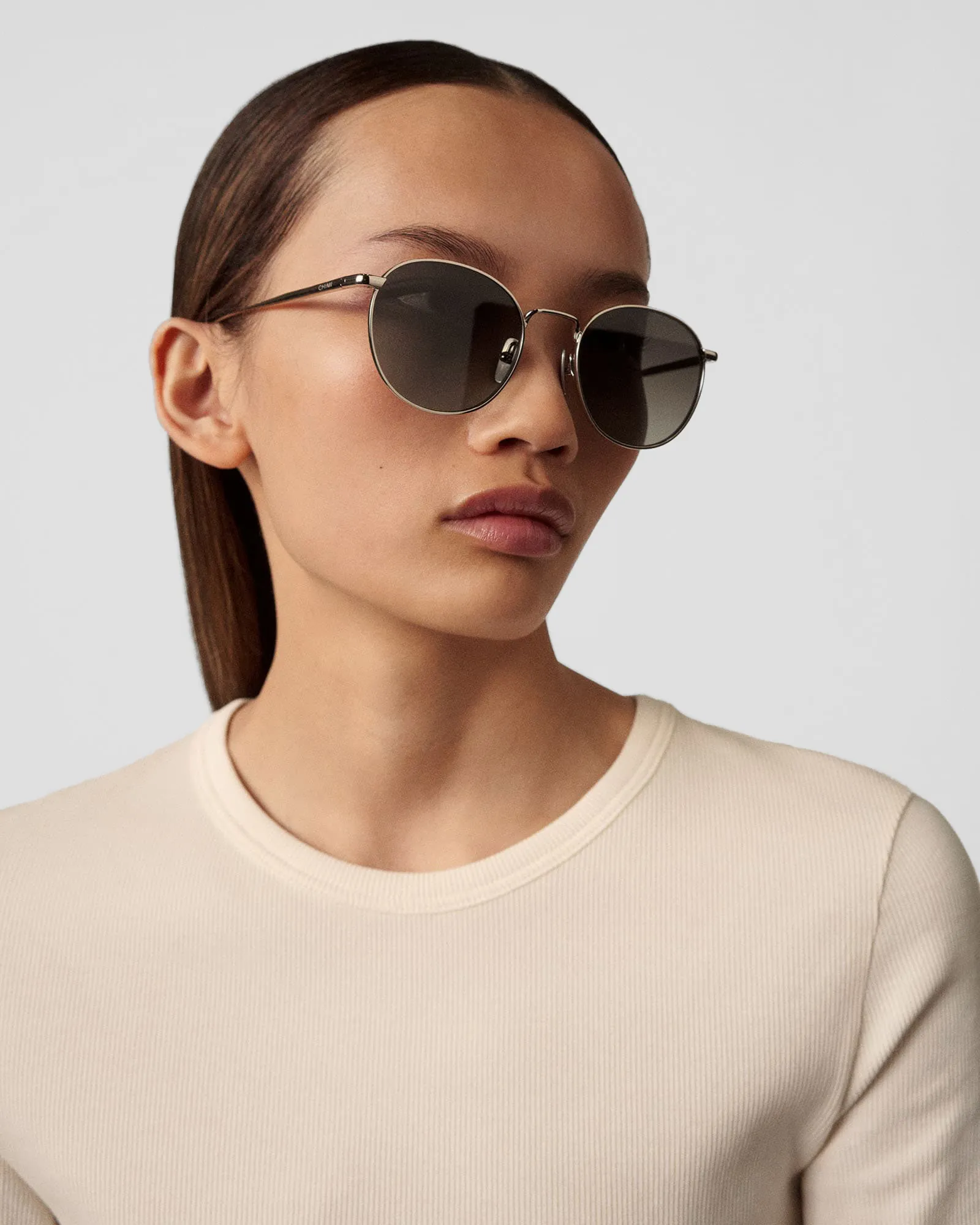 Chimi Eyewear ROUND GREY P SUNGLASSES