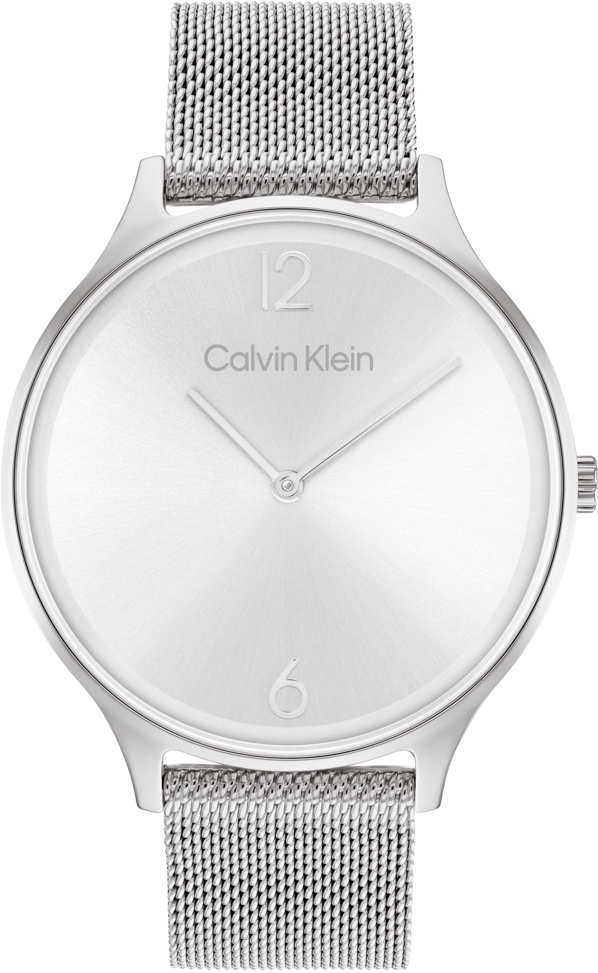 Calvin Klein Quarzuhr »TIMELESS 2H« Armbanduhr, Damenuhr, Mineralglas, Edelstahlarmband