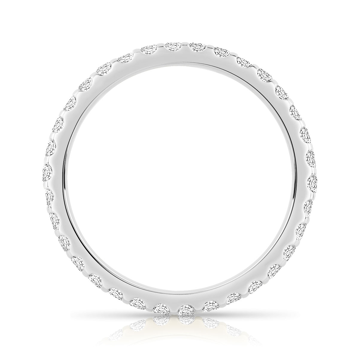 Alliance or 750 blanc diamant