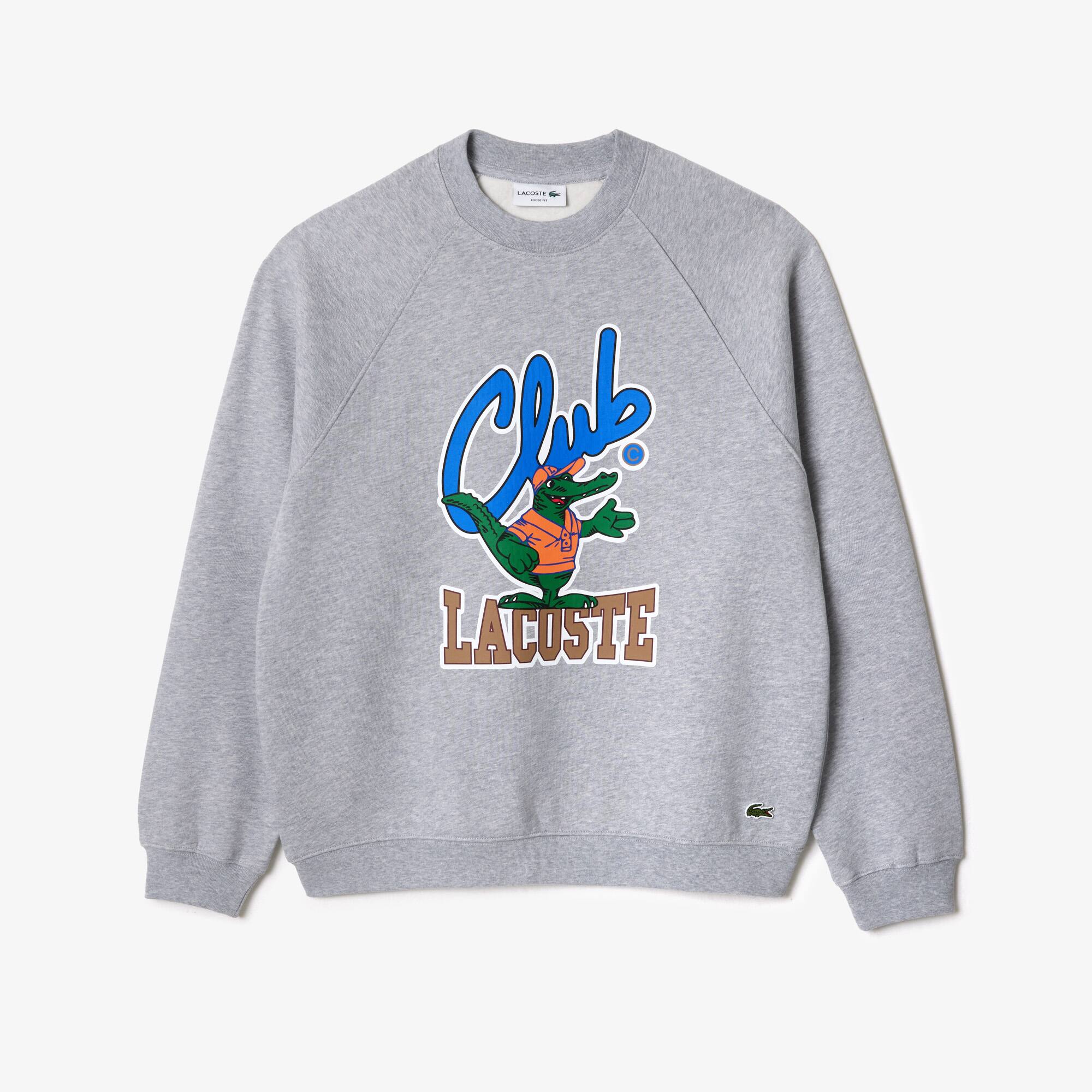 Jogger-Sweatshirt mit Raglanärmel Sweatshirts - Grau - Lacoste - Unisex
