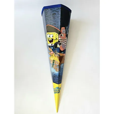 Nestler Schultüte Spongebob, eckig, 85 cm