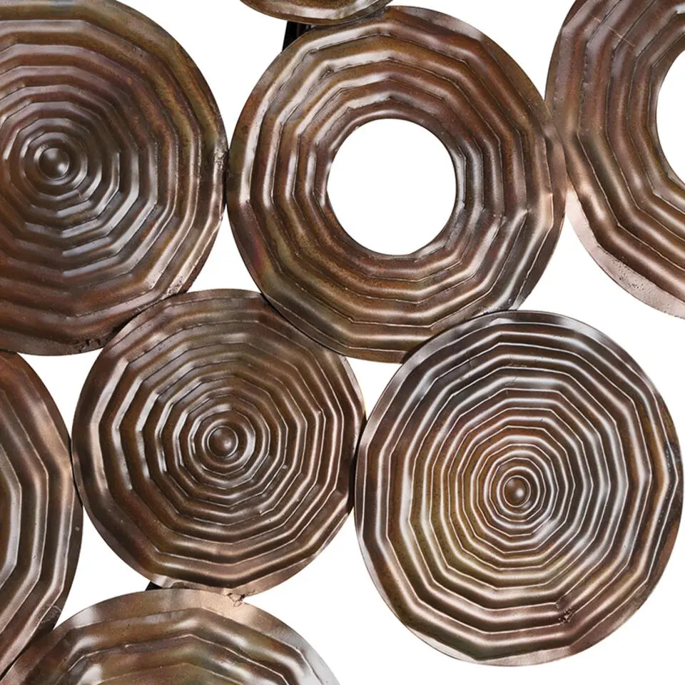 Qazqa wandlampen circles bruin e27