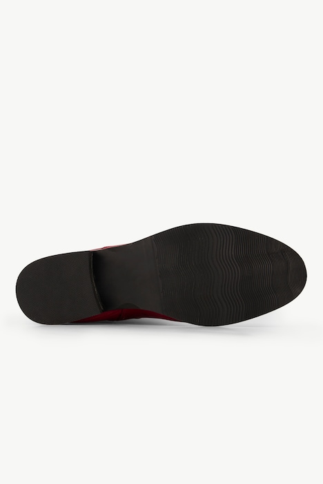 Lederstiefel, XL-Schaft, Schlangenprägung, Weite H