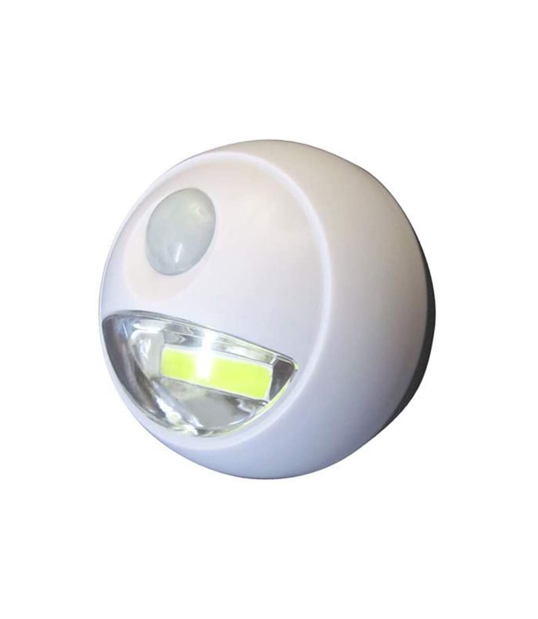 Paris Prix - Lampe Led Décteur De Mouvement cob 8cm Blanc