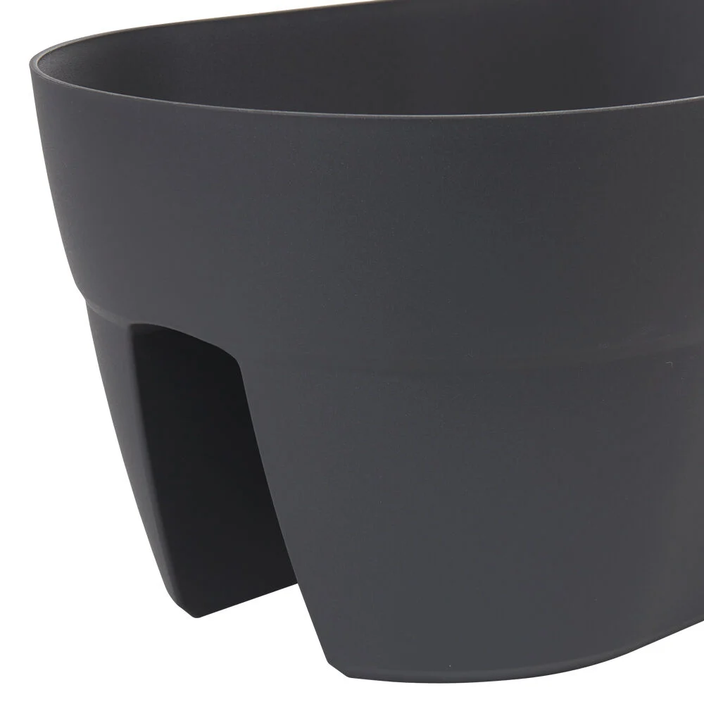Jardinière cavalière Cancun gris 19,5 L