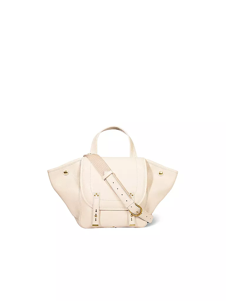 JEROME DREYFUSS Ledertasche - Henkeltasche STAN PANIER Medium creme