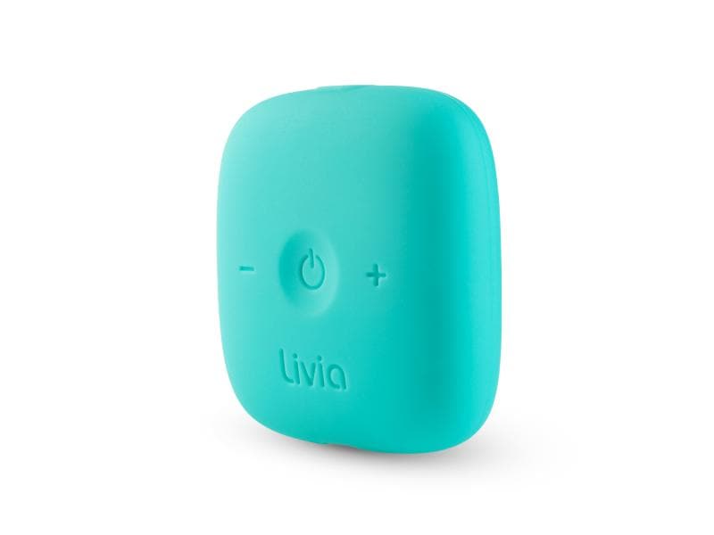 Livia Lösung für Menstruationsbeschwerden Türkis Elektrostimulationsgerät gegen Menstruationsbeschwerden