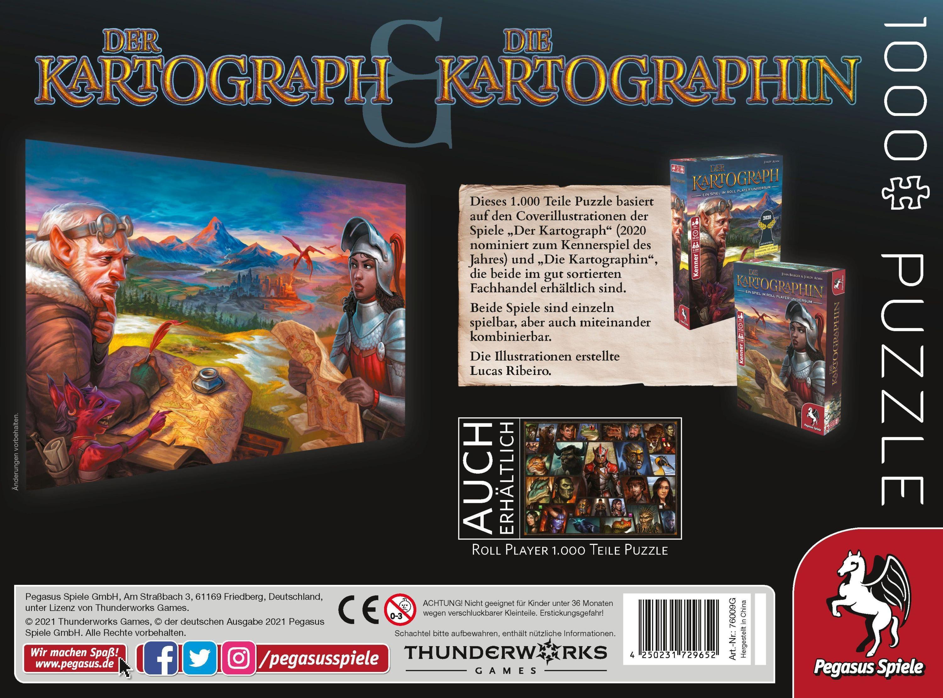 Puzzle Motiv Kartograph (Puzzle)