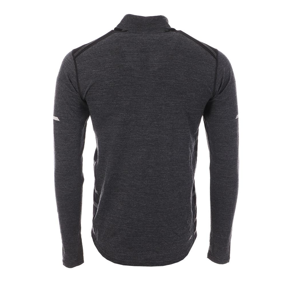 New Balance Sweat 1/2 Zip Noir/Gris Homme New Balance MT63206