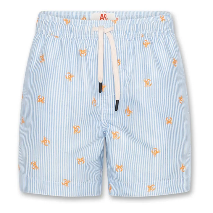 AO76 Short de bain Crabe | Bleu