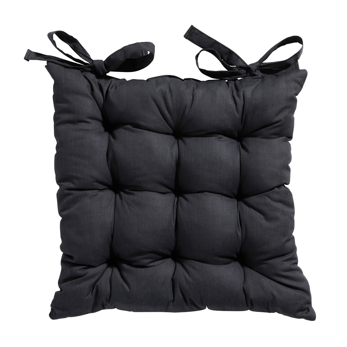 Madison Basic black Zitkussen - Set van 4