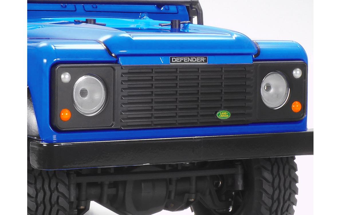 Scale Crawler Land Rover Defender D90 Blau, CC-02 1:10, Kit<br>1990 Land Rover Defender D90 Bausatz mit CC-02 Chassis