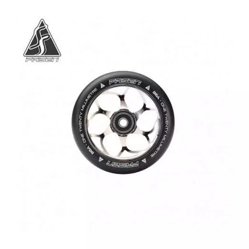 Roue trottinette freestyle FASEN 120 mm chrome