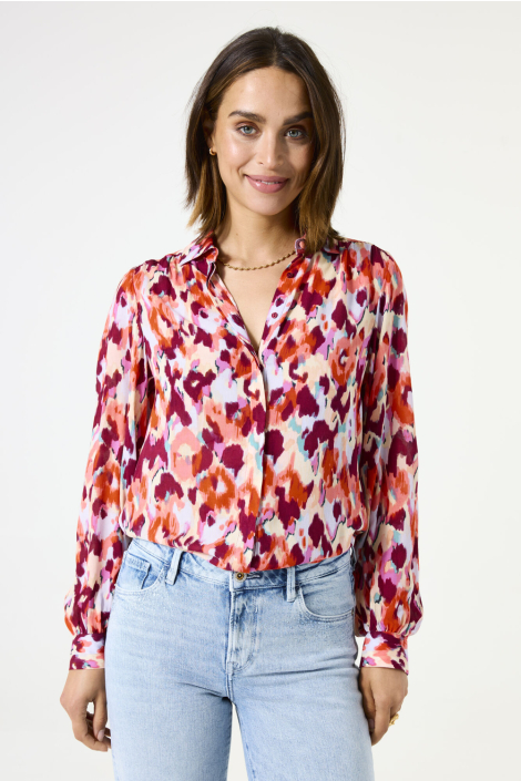 Garcia multi color dames blouse