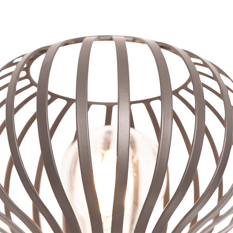 Moderne bruine wandlamp - Saffier