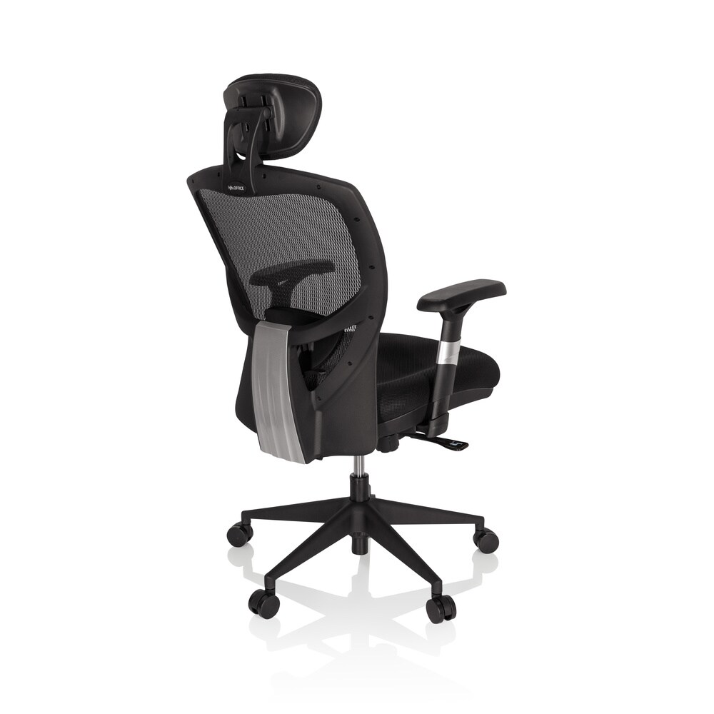 High End Bürostuhl VENUS BASE Stoff/Netzstoff mit Armlehnen hjh OFFICE