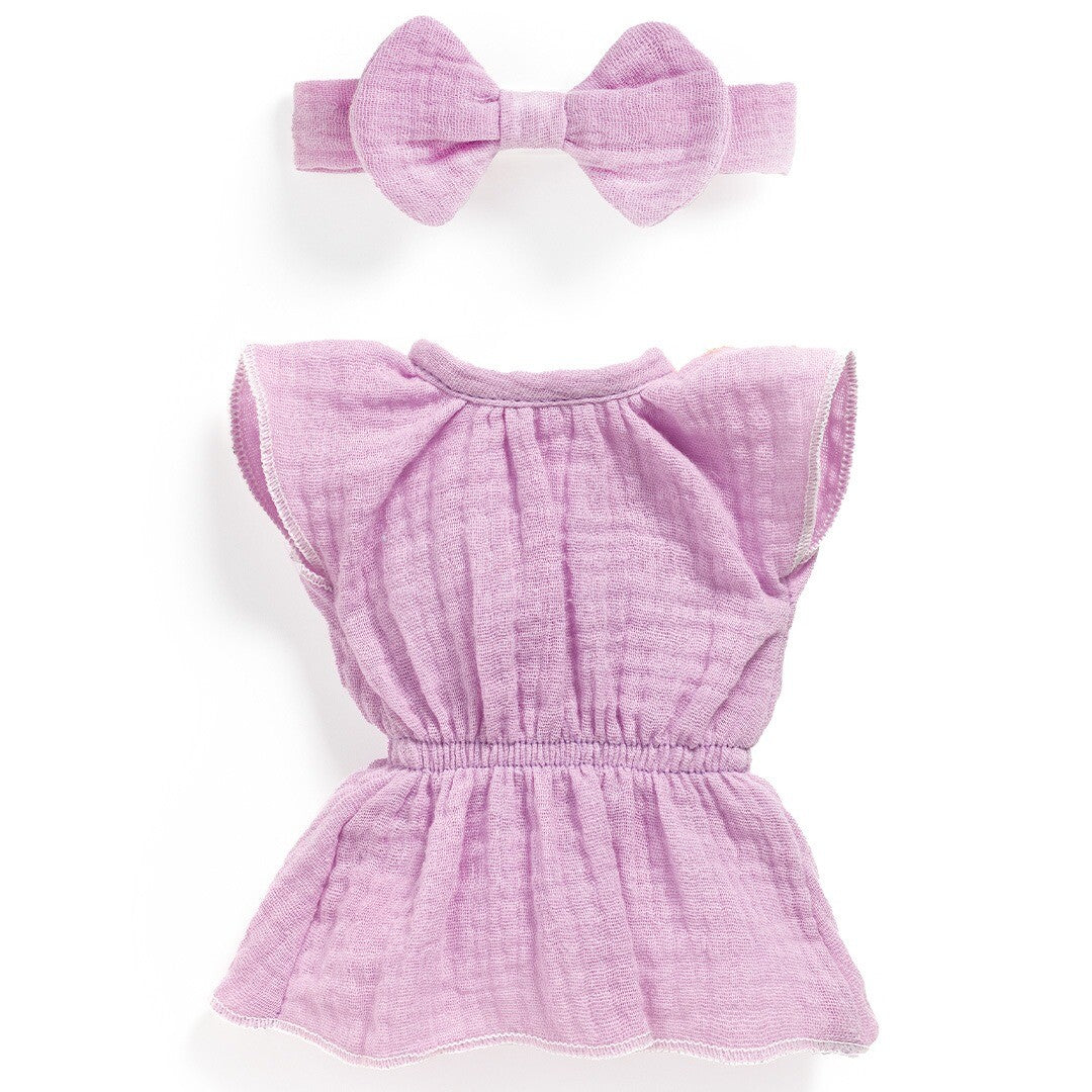 Djeco poppenkledingset pomea lovely - violet