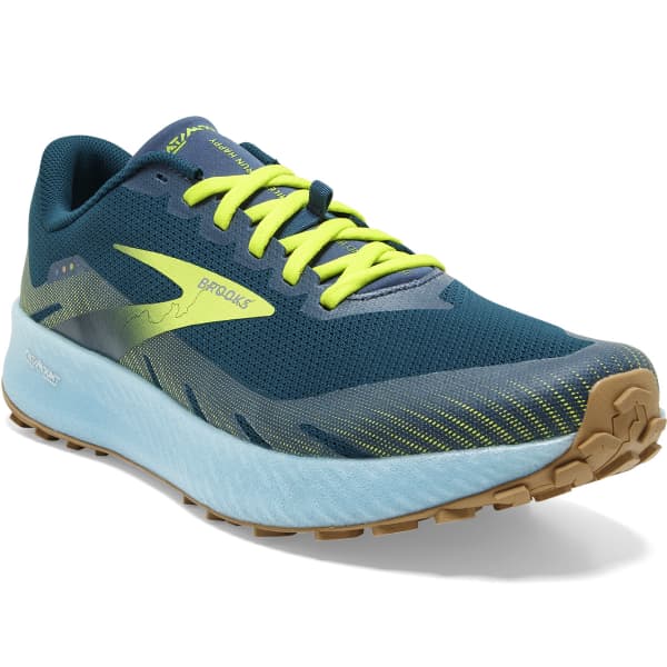 Chaussure trail BROOKS CATAMOUNT BLUE/LIME/BISCUIT