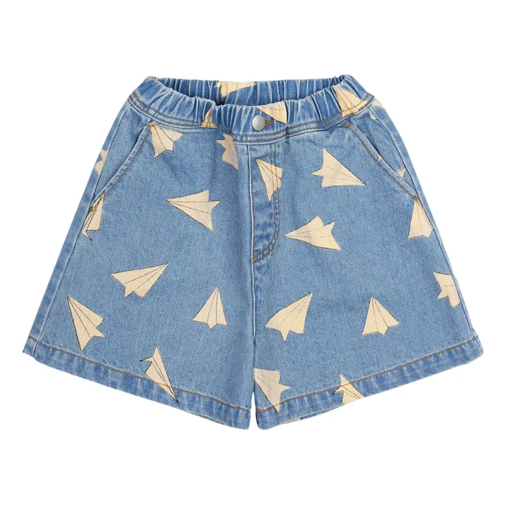 Jelly Mallow Short en jean Avion de Papier | Bleu