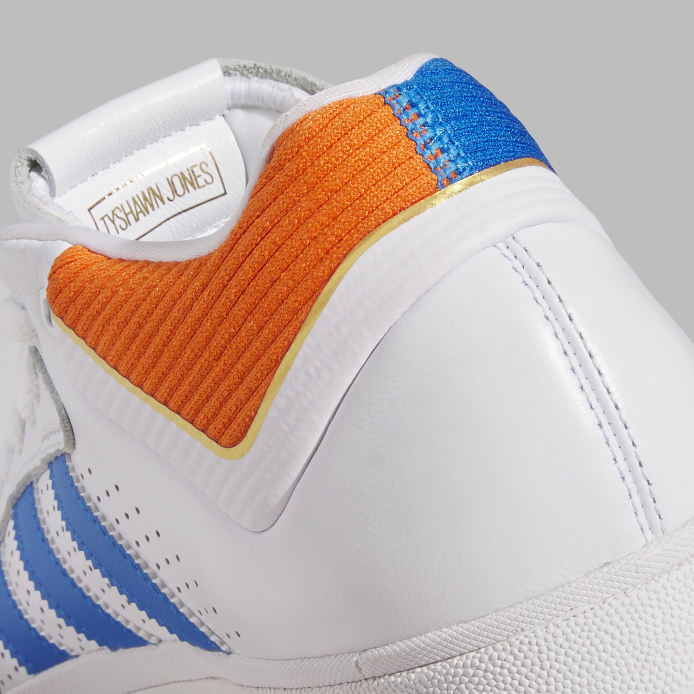 Adidas Skateboarding Tyshawn Cloud White Orange Blue Bird 4 US / 36 EU