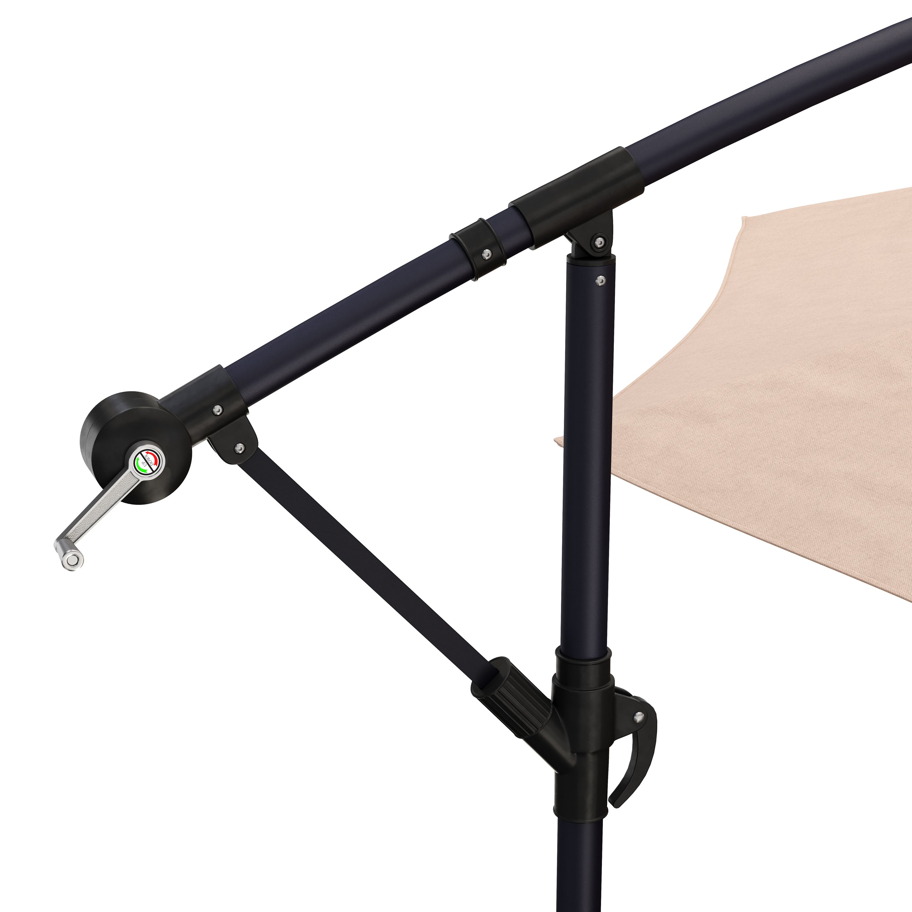 Sonnenschirm Ampelschirm SUN 300 cm braun
