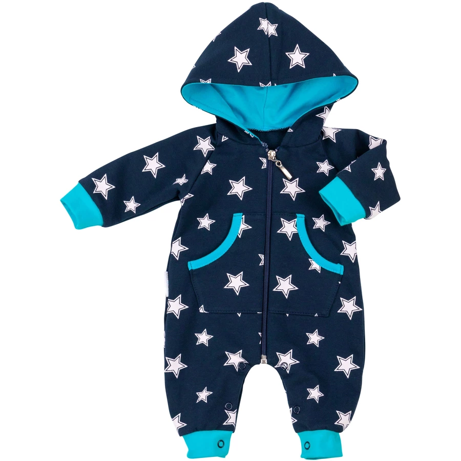 Baby Sweets Overall Lieblingsstücke Sterne blau schwarz türkis