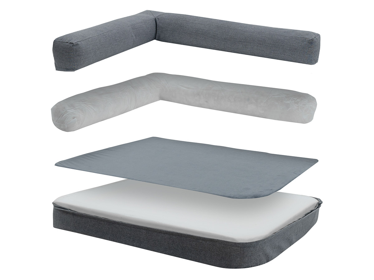 Madison 120 x 80 Royal grey hondenmand
