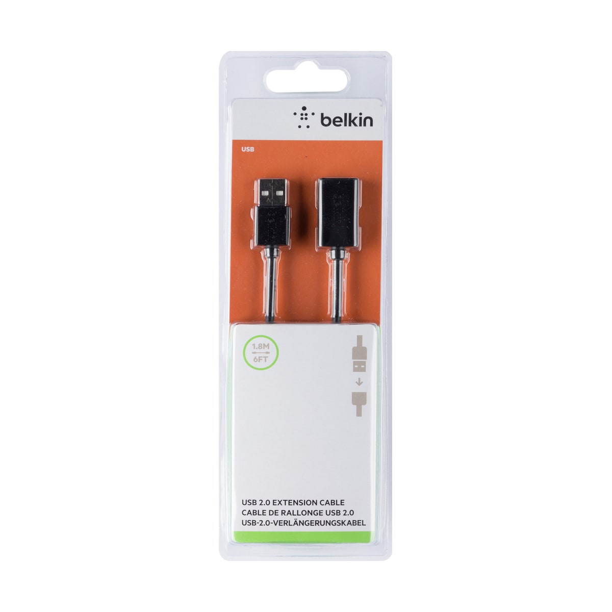 Belkin USB 2.0 forlengelseskabel (1,8 m)