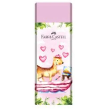 Faber-Castell Radierer Happy Jungle, 1 Stück, 4-fach sortiert