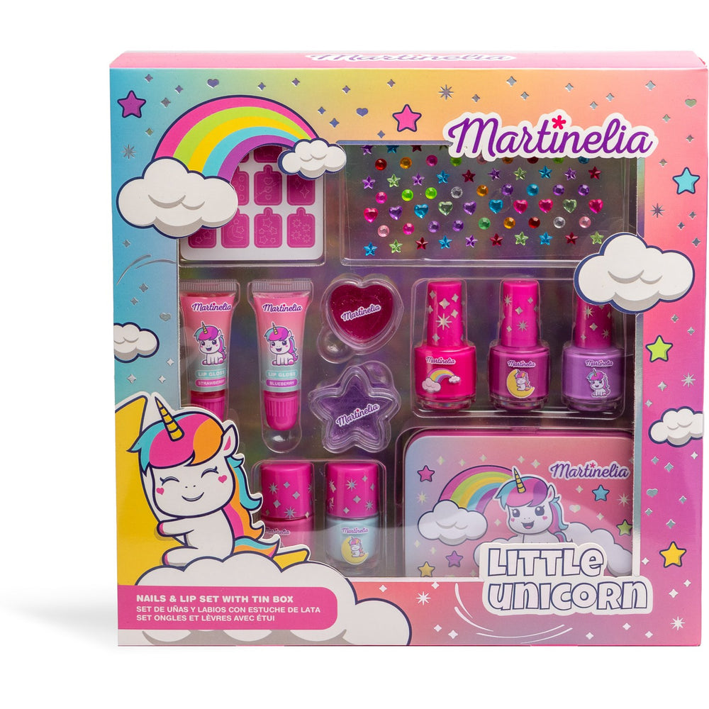 Køb Martinelia Little Unicorn Nail & Lip Sæt Med Tin Box