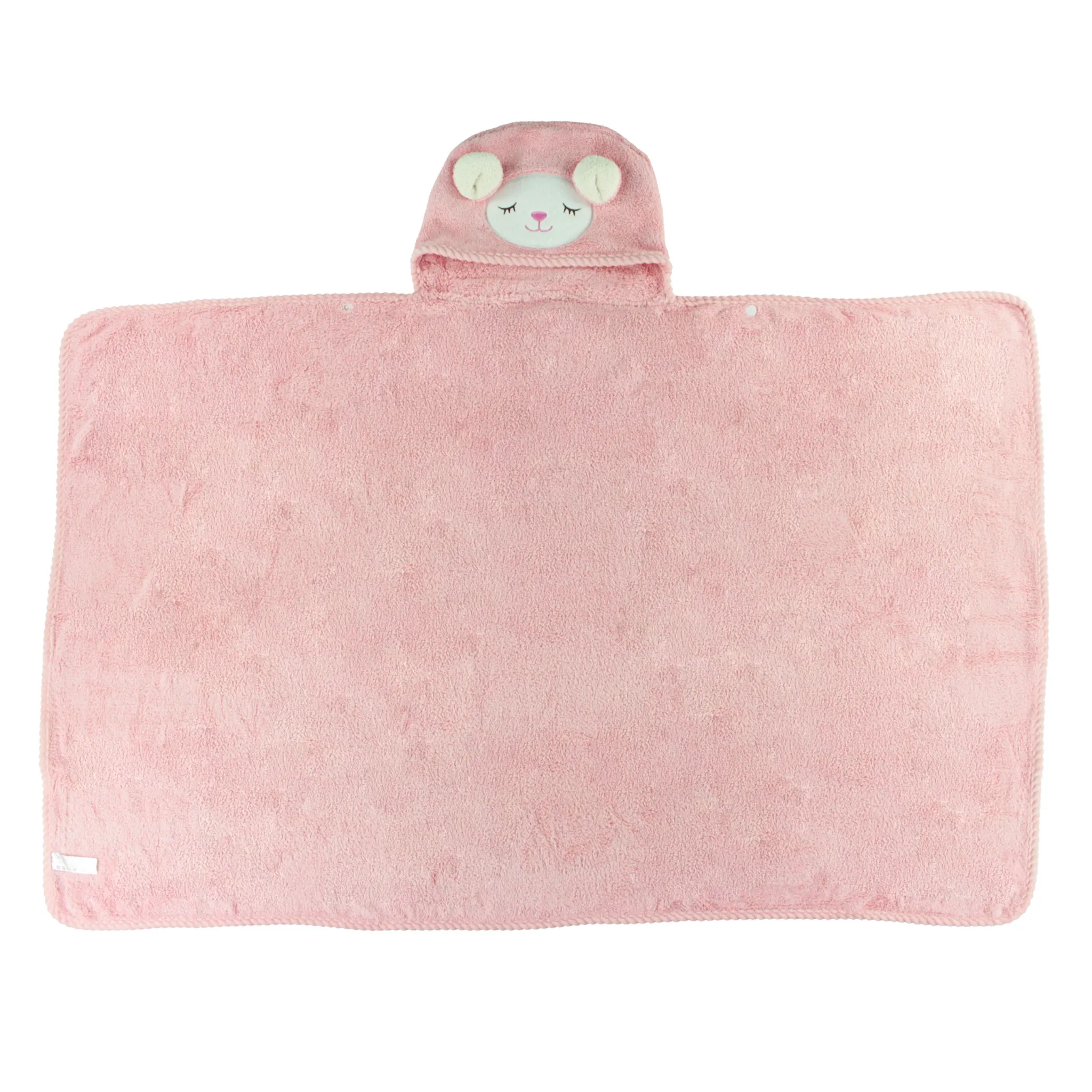 Bébé Confort Serviette à Capuchon Deluxe Lama - Rose