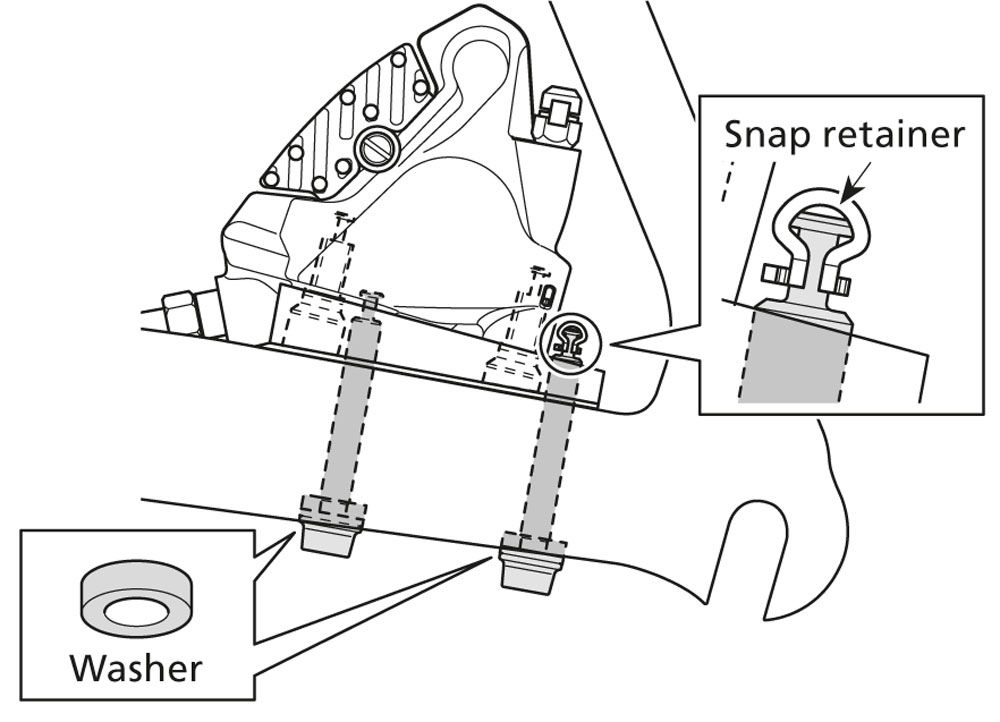 Shimano SM-MA-R160D/D Flat-Mount Adapter für HR 160mm Bremsscheibe kaufen | Bike-Discount