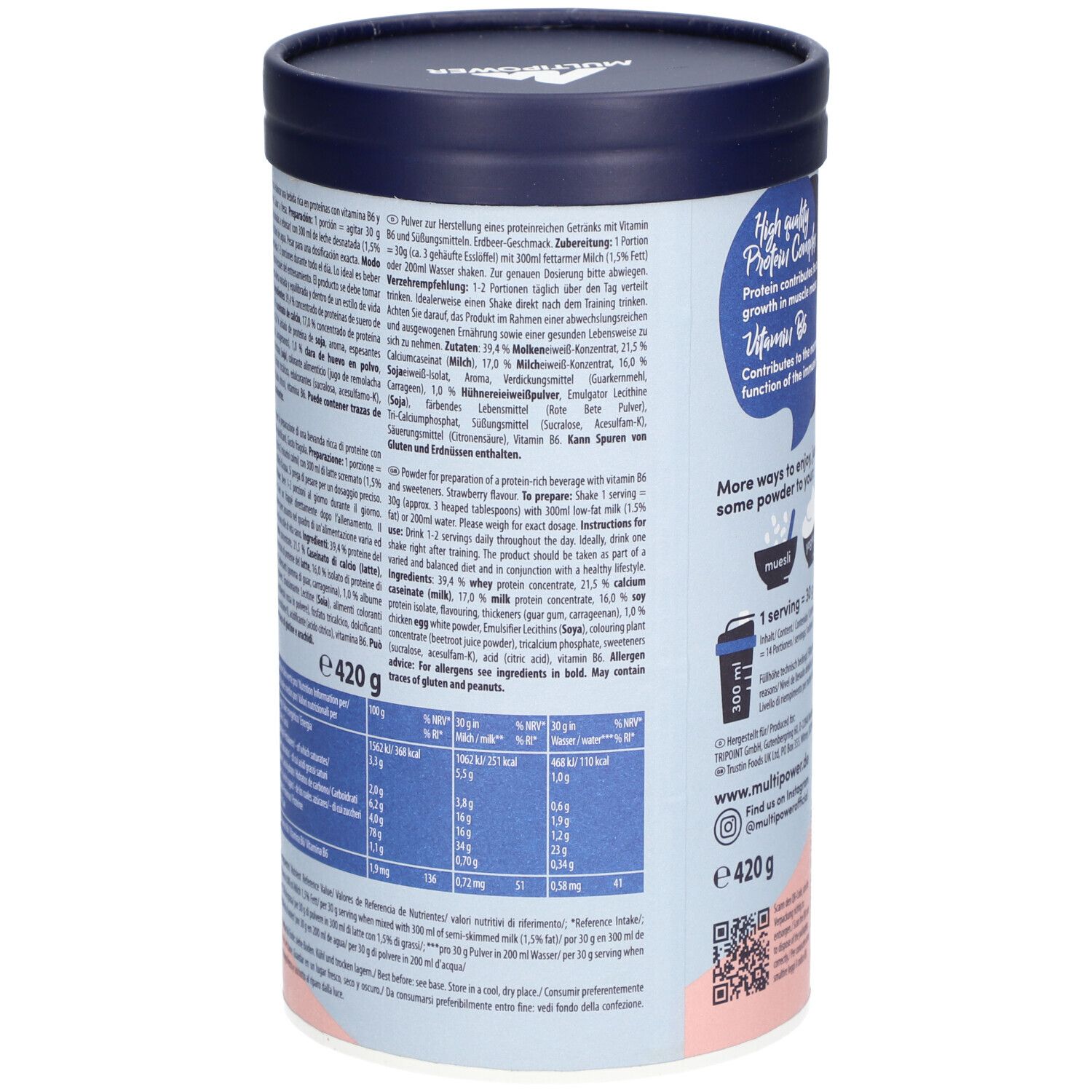Multipower Creamy Protein Erdbeere