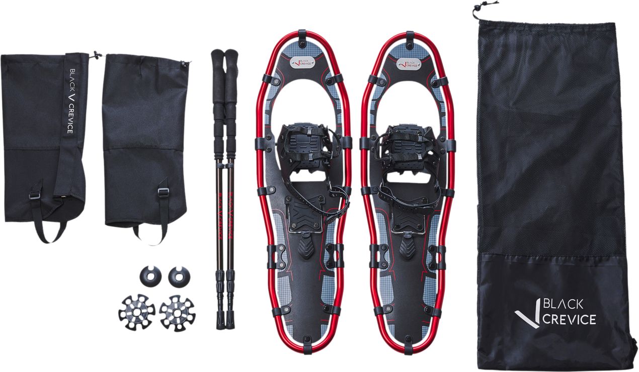 Black CreviceSchneeschuh Set - schwarz