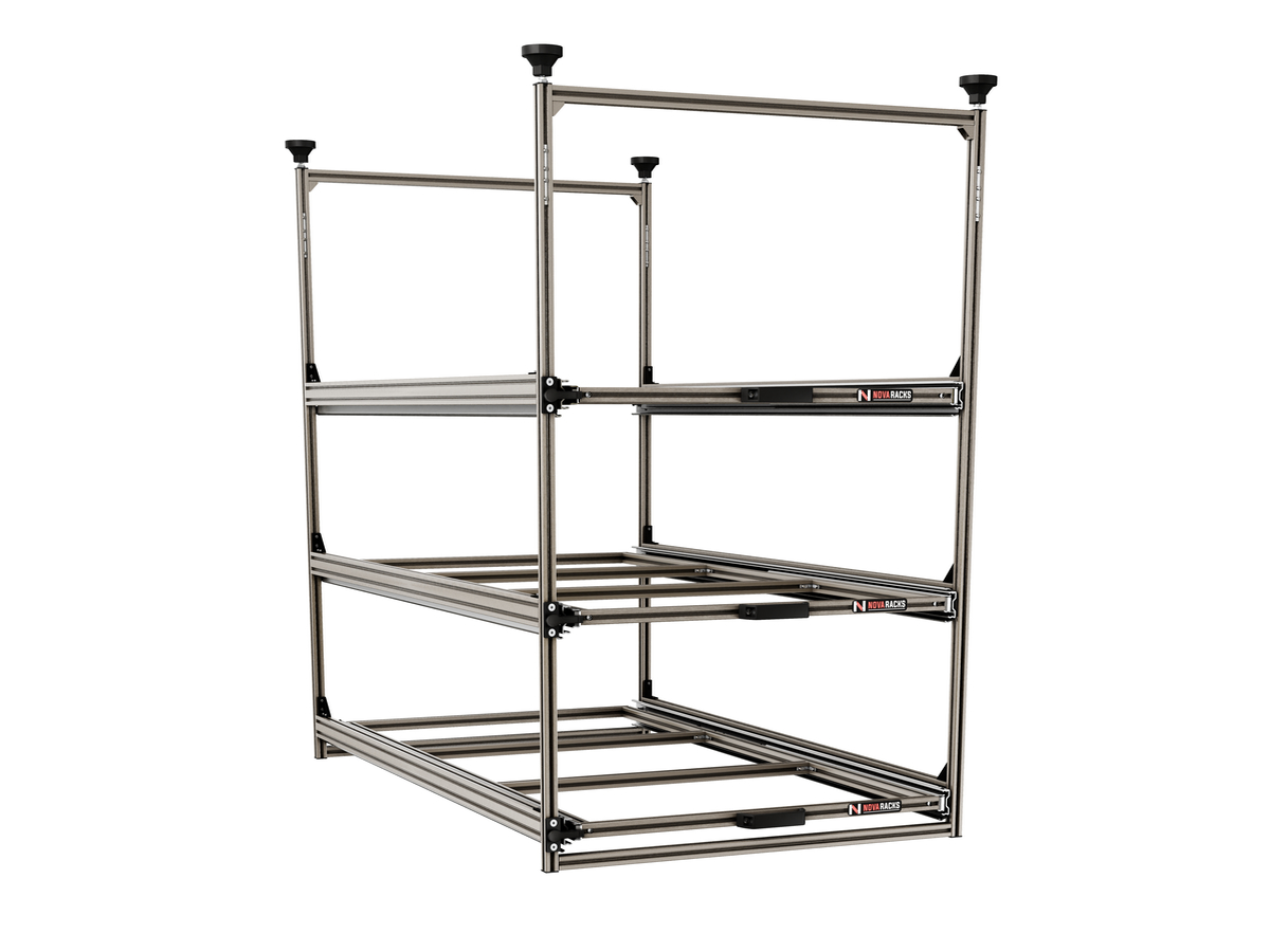 Nova Racks Serie M 3 Levels schuifopbergsysteem - 60x120x112 cm