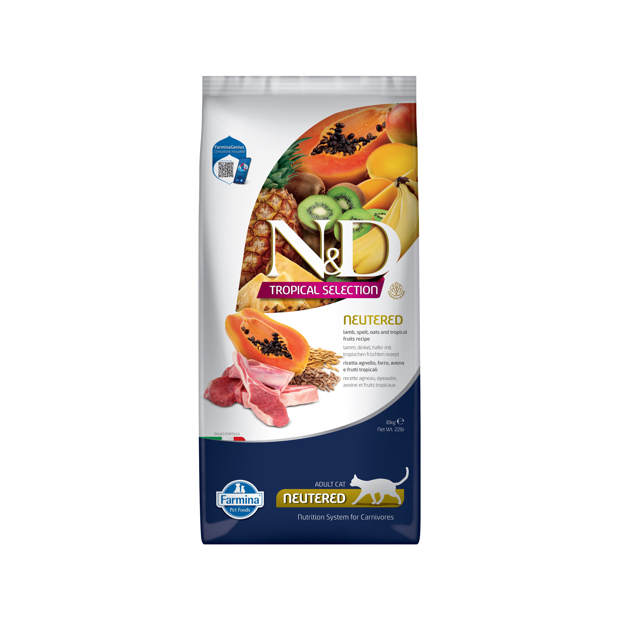 Farmina N&D Tropical Neutered Cat - Lam