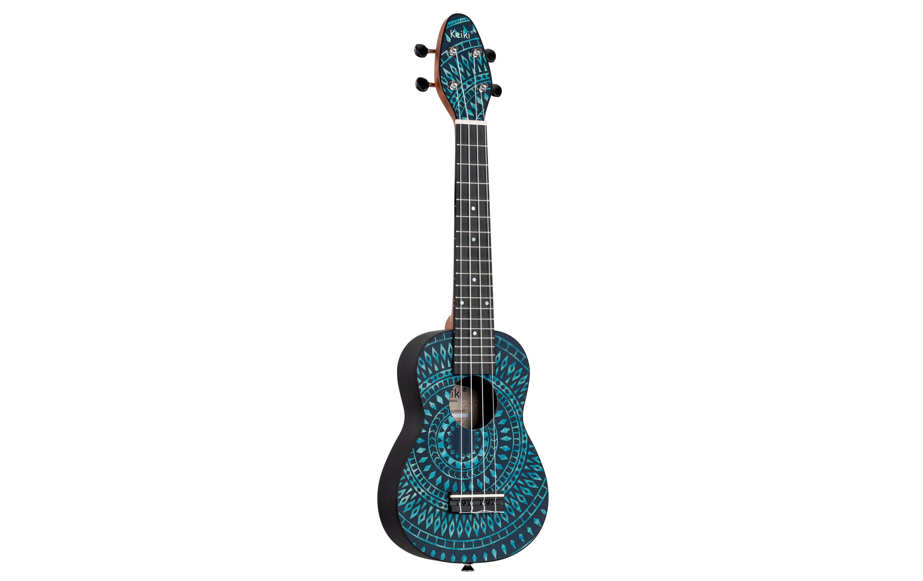 Ukulele Keiki Package K2SS-BKC – Blue KaleidoscopDer perfekte Einstieg in die Welt der Ukulele