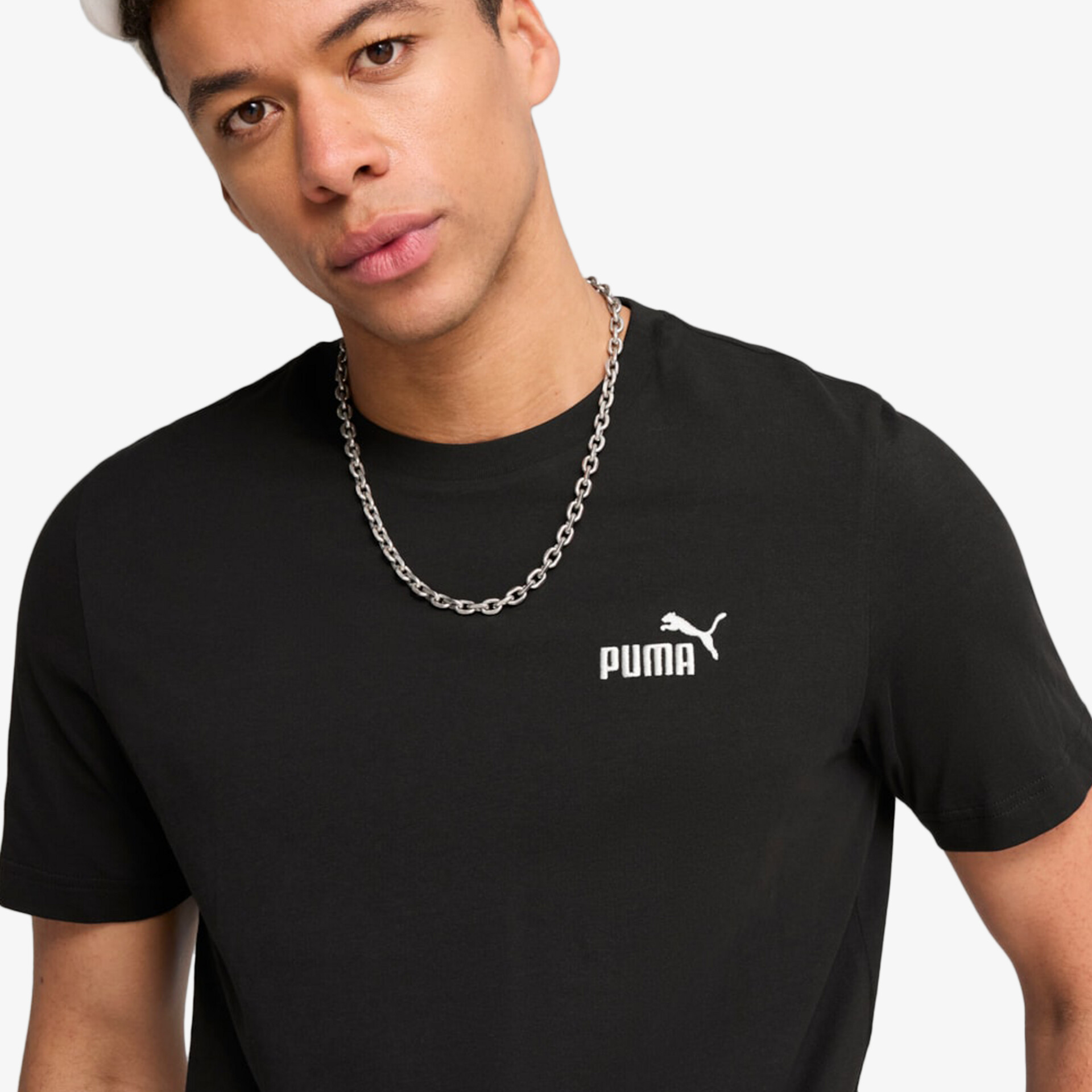 PUMA ESS Small Logo Herren T-Shirt schwarz