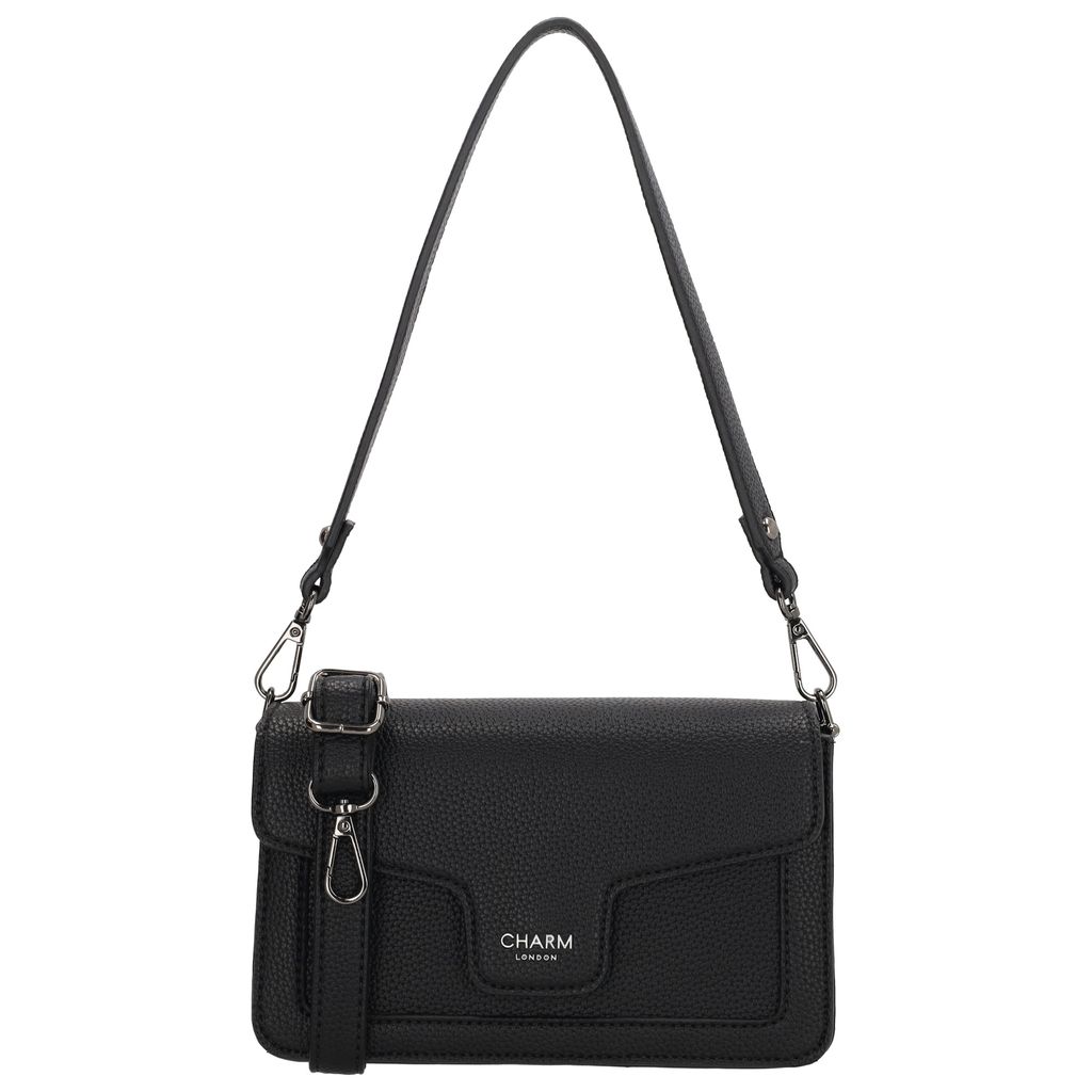 Charm London Monaco Handtas S Overslag Zwart