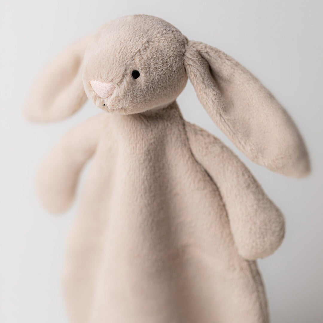 Jellycat knuffeldoek konijn bashful beige - 27 cm