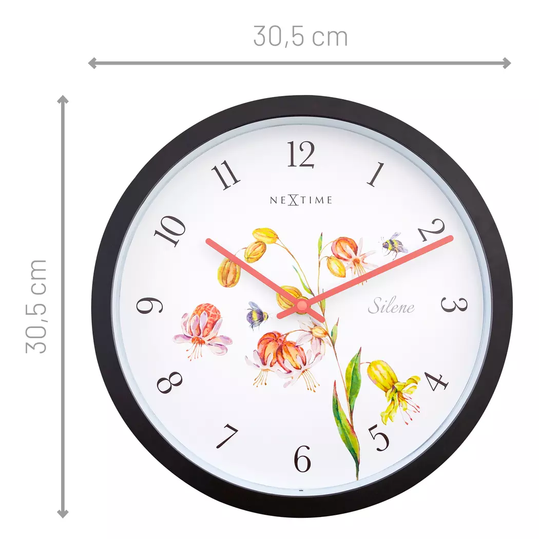 Quarzwanduhr Silene Ø 30,5 cm