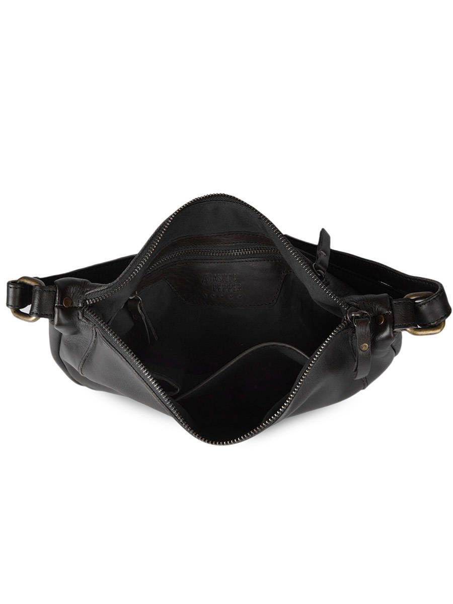 Sac bandoulire Cow cuir BASILIC PEPPER