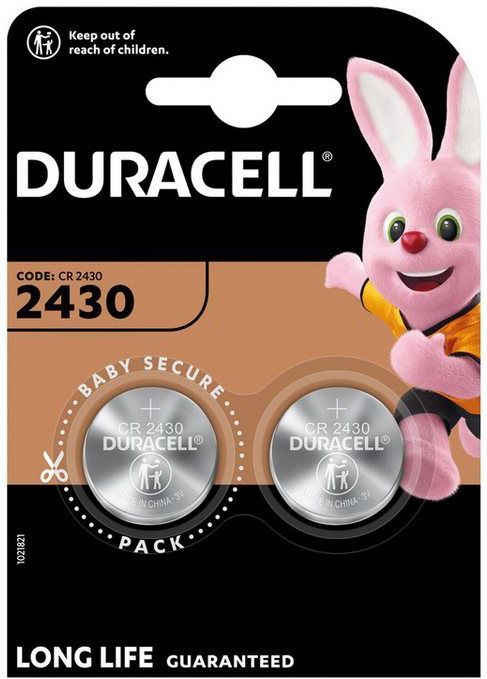 CR2430 Knoopcel batterijen 2 stuks Duracell