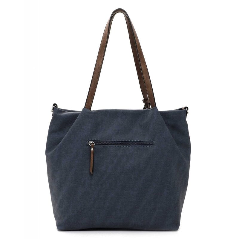 Emily & Noah Elke Bag in Bag Shopper L Blue Taupe