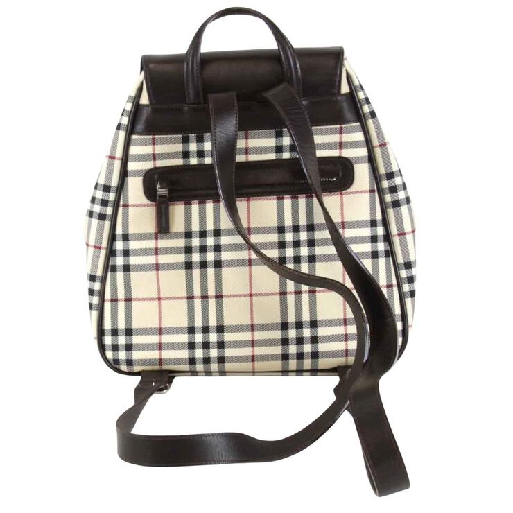 Burberry Vintage Burberry Backpack Beige