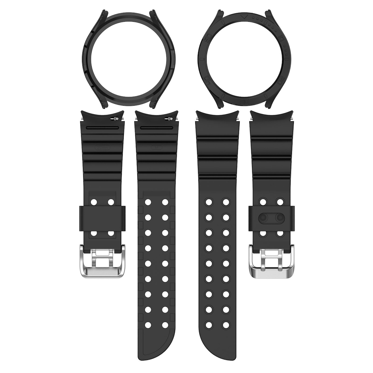 Silikon armbånd Sort