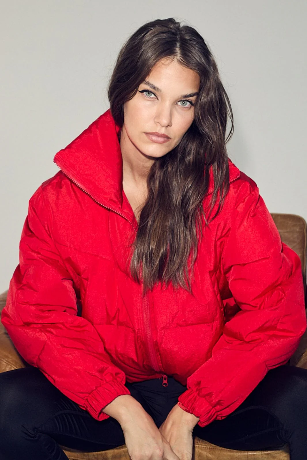Co´Couture Frostycc Crop Puffer Jacket 30199 66 flame