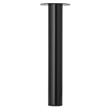 Duraline meubelpoot rond zwart Ø6x42 cm